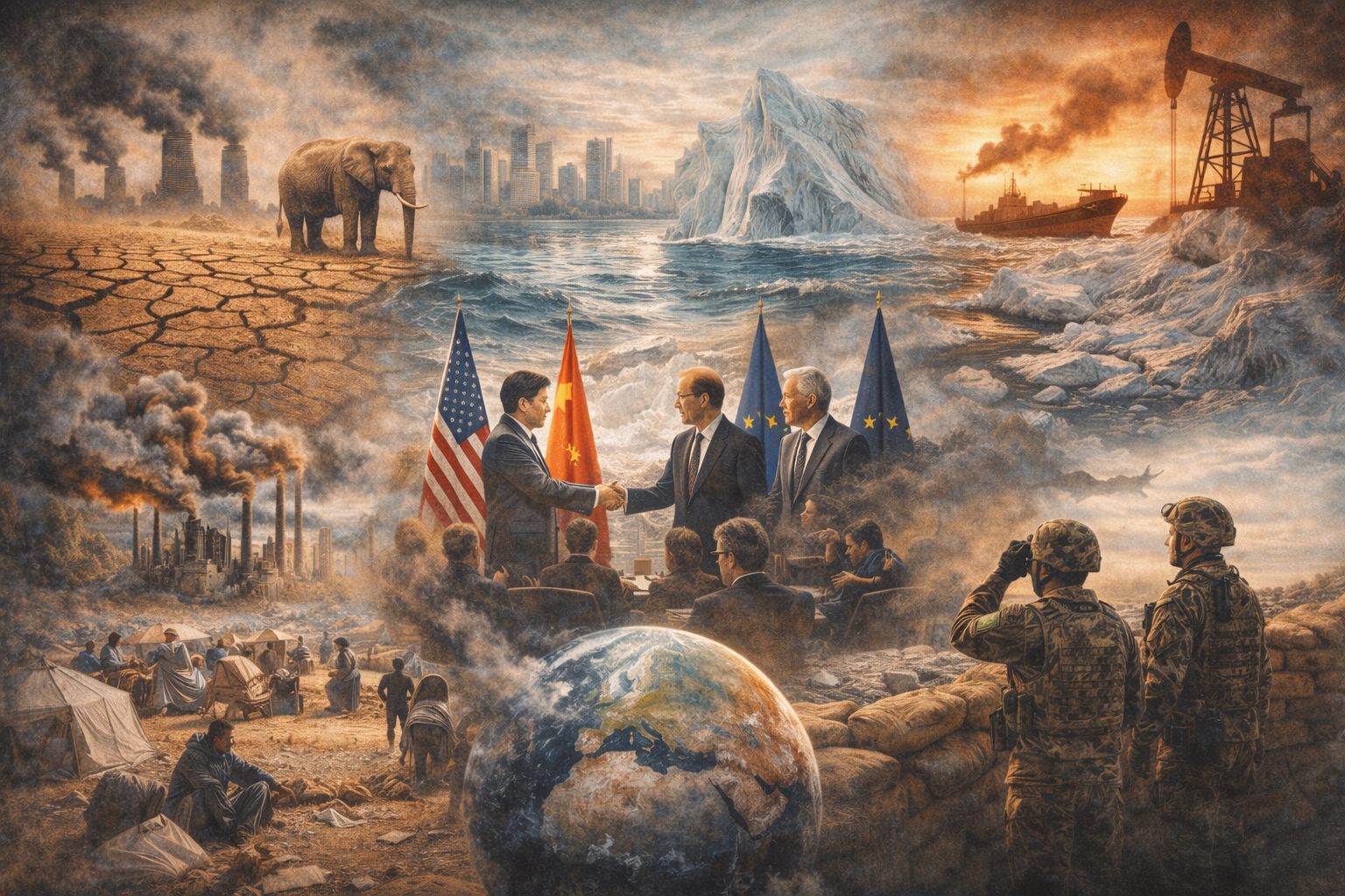 géopolitique du climat changement climatique tensions internationales ressources énergétiques