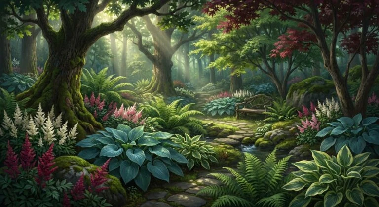 que planter à l'ombre
